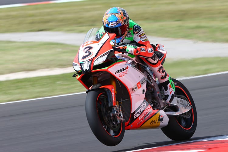 Max Biaggi war in Misano flott unterwegs