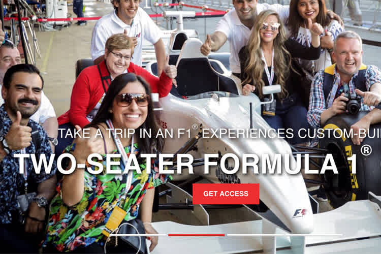 So wirbt die FOM für die Zweisitzer-Ritte