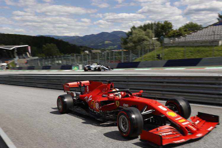 Sebastian Vettel am Red Bull Ring