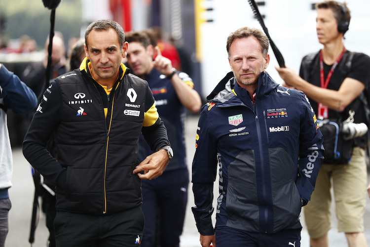 Cyril Abiteboul und Christian Horner
