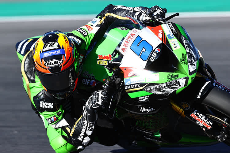 Philipp Öttl auf einer Kawasaki ZX-6R