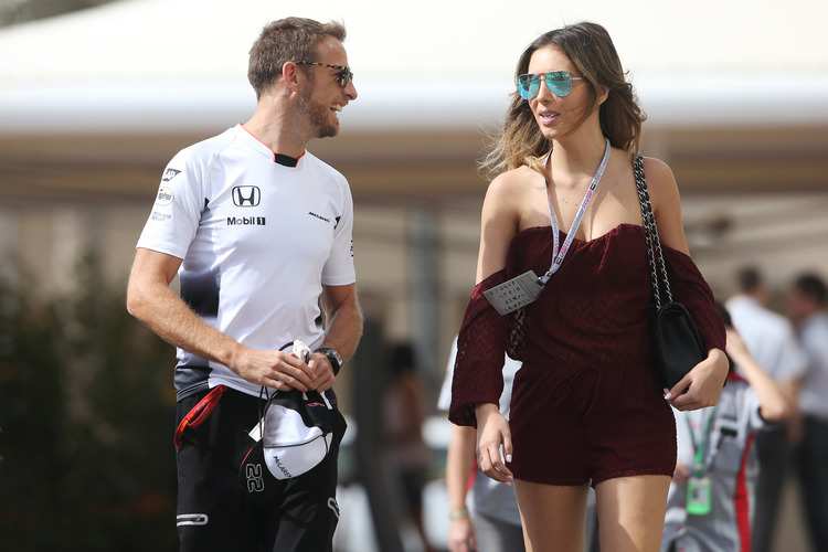 Jenson Button und seine Freundin Brittny