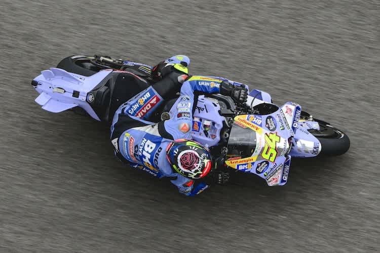 Rookie Fermin Aldeguer hatte am Freitag in Austin allen Grund zur Freude