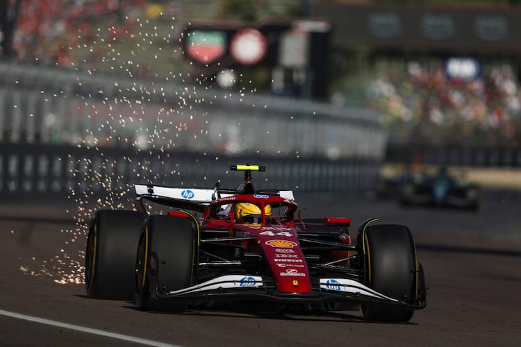 Lewis Hamilton in Imola