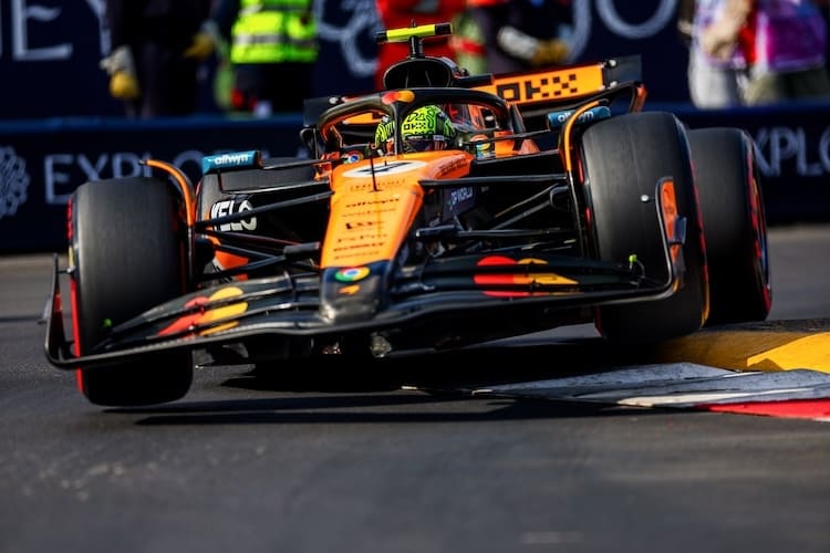 Lando Norris in der Monaco-Quali