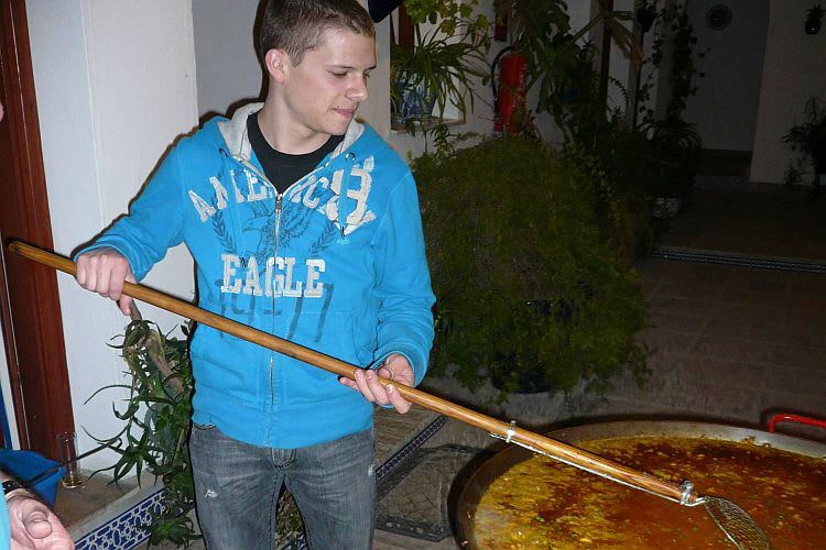 Paella-Koch Bradl: «Punkte gibts erst in Katar.»