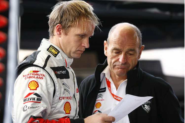 Petter Solberg: «Jawohl, ich liege vorne.»