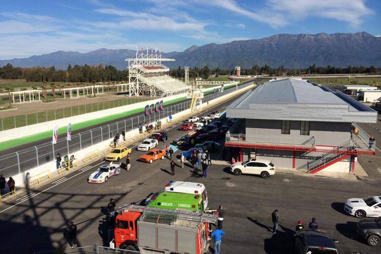 Die Piste in Codegua in Chile: keine Bankgarantie, kein Rennen 