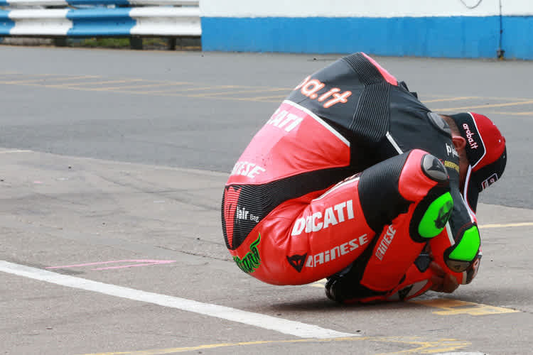 Wegen Verletzung verpasste Davide Giugliano 2015 die ersten acht WM-Läufe