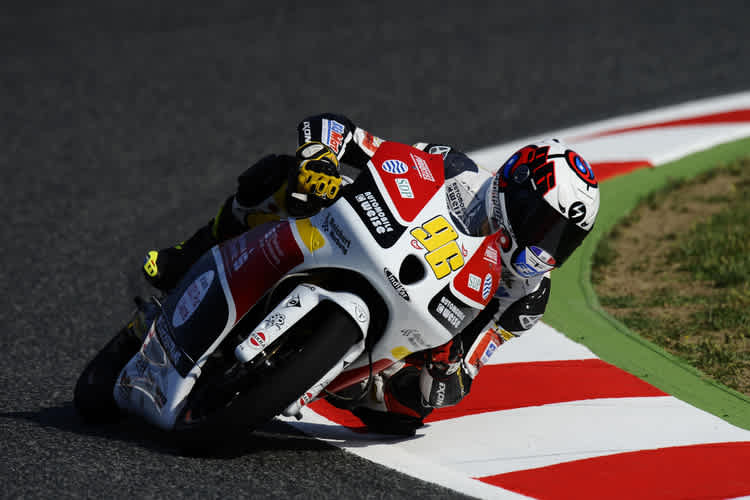 Rossi hatte mit lockerem Auspuff zu kämpfen