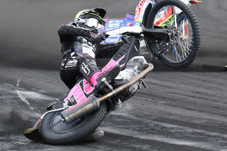 Ohne Sturz wäre Kai Huckenbeck bei der SEC in Güstrow ins Finale gefahren