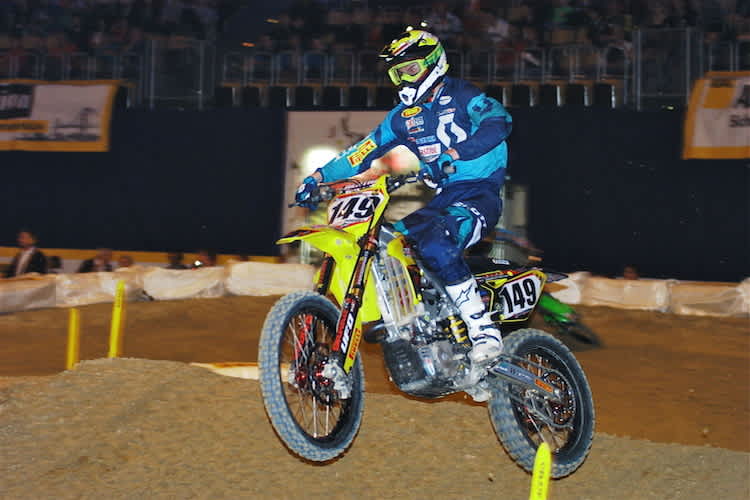 Dennis Ullrich erreichte beim SX München den vierten Rang