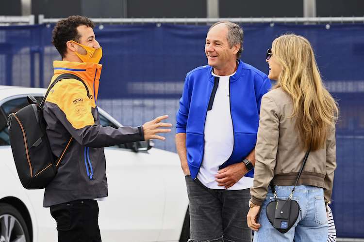 Gerhard Berger mit Daniel Ricciardo