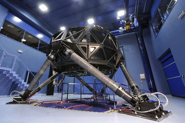 Wie aus einem Science-Fiction-Film: Der Simulator von Ferrari