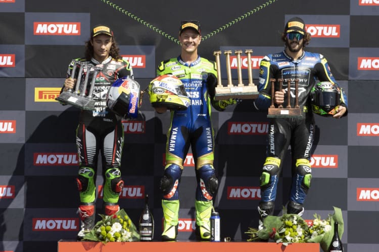 Die Top-3: Can Öncü, Domi Aegerter und Stefano Manzi