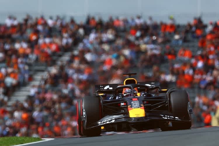 Max Verstappen in Zandvoort