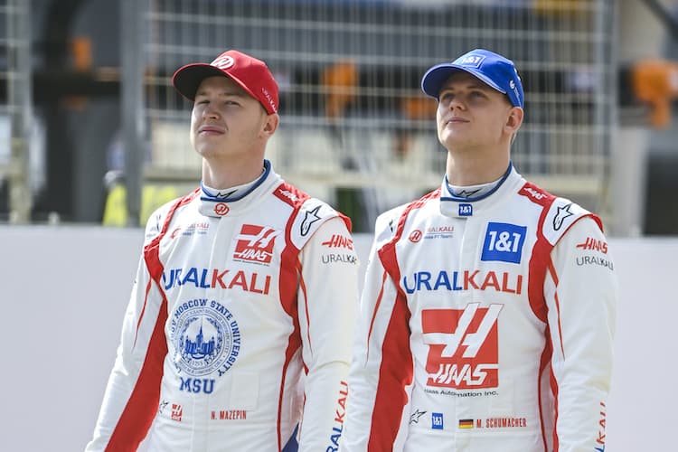 Nikita Mazepin und Mick Schumacher