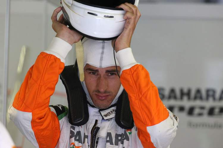 Enttäuschung in Ungarn: Ein Leck im Hydrauliksystem beendete Adrian Sutils Aufholjagd