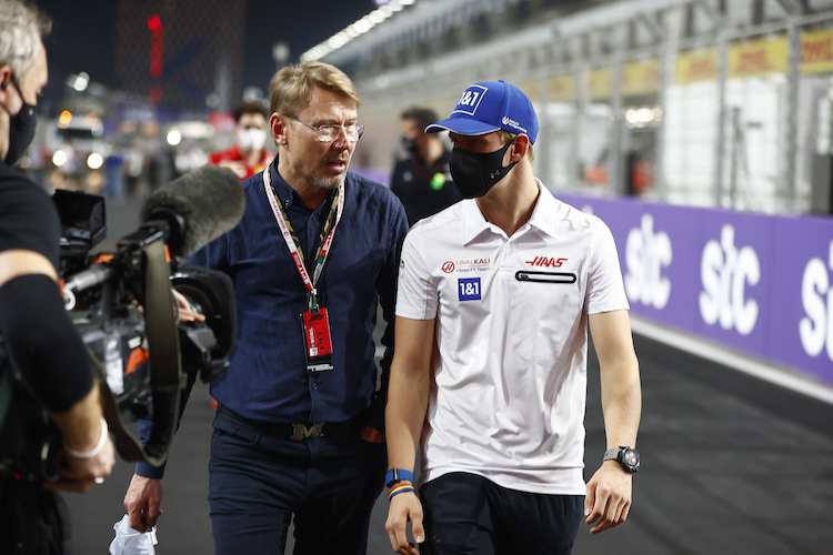 Mika Häkkinen und Mick Schumacher