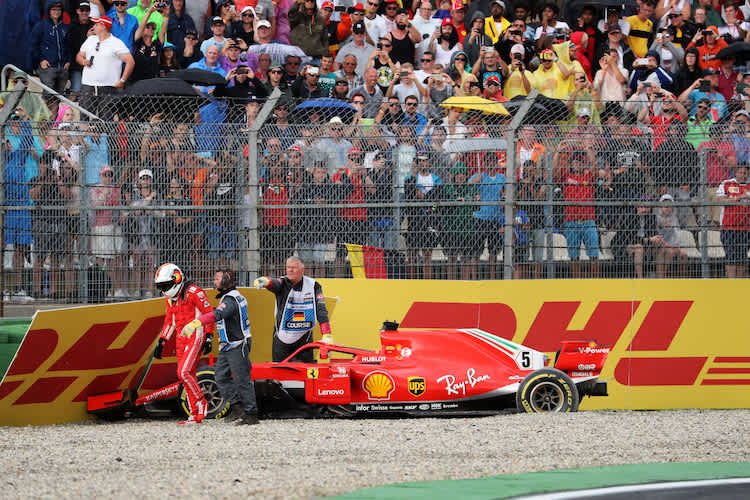 Sebastian Vettel in Hockenheim 2018