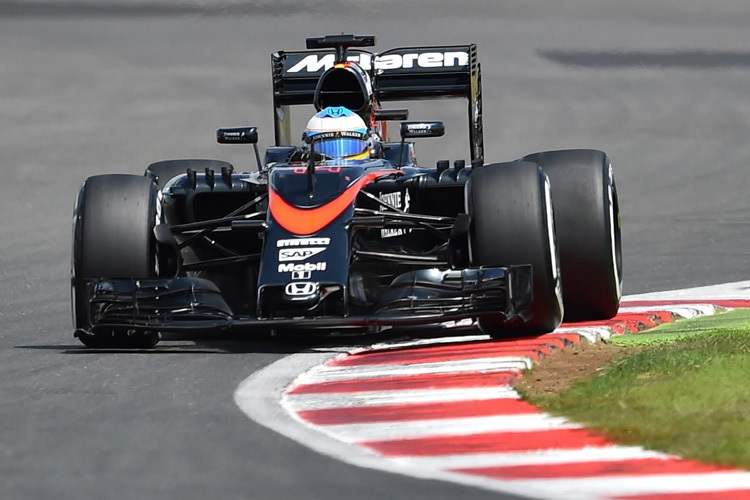 Fernando Alonso im McLaren-Honda