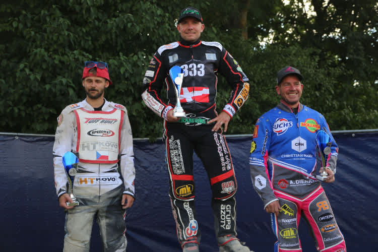 Die Top-3 Hynek Stichauer, Kenneth Kruse Hansen und Stephan Katt (v.l.)