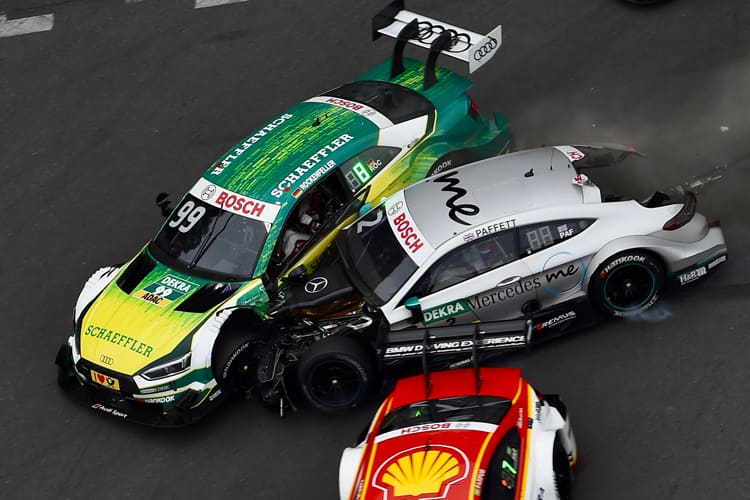 Gary Paffett und Mike Rockenfeller kamen vergleichsweise glimpflich davon