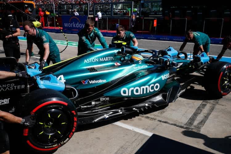 Für Fernando Alonso fiel das Qualifying in Imola kurz aus