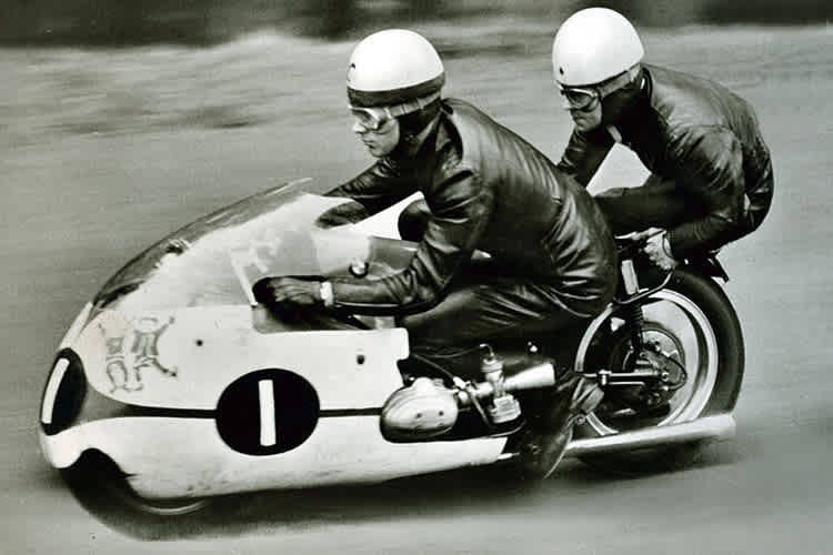 Die vierfachen Weltmeister Max Deubel/Emil Hörner 
