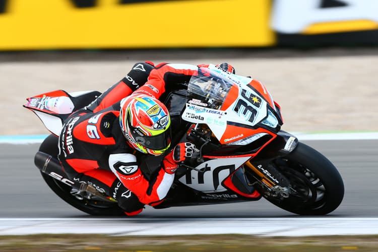 Leandro Mercado ist auf Aprilia WM-Elfter