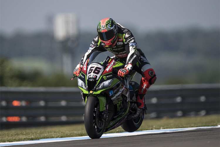 Tom Sykes in Donington Park am Limit