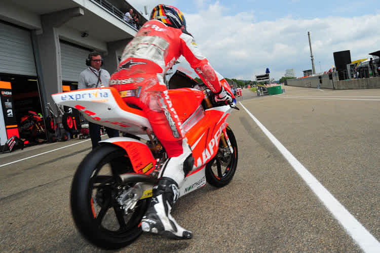 Jonas Folger: Seine neuer Anlauf im Qualifying mit der reparierten Kalex-KTM