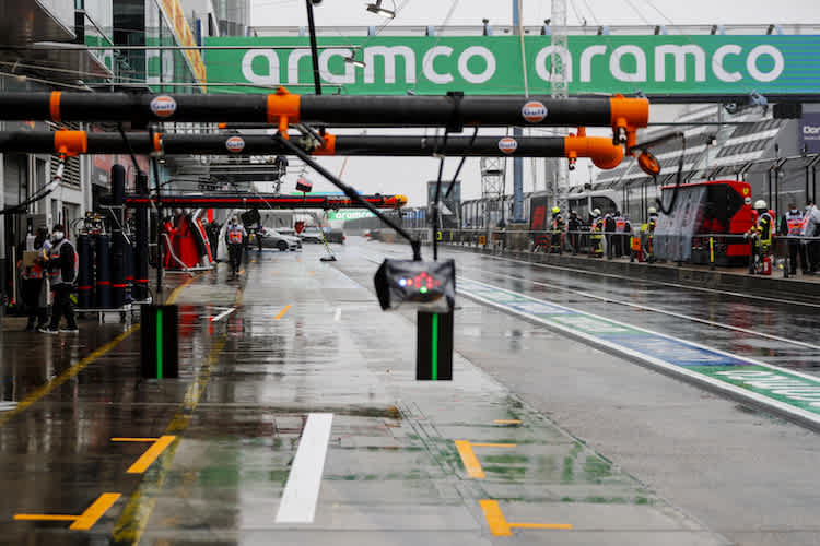 Das Wetter bestimmte am Freitag das Programm