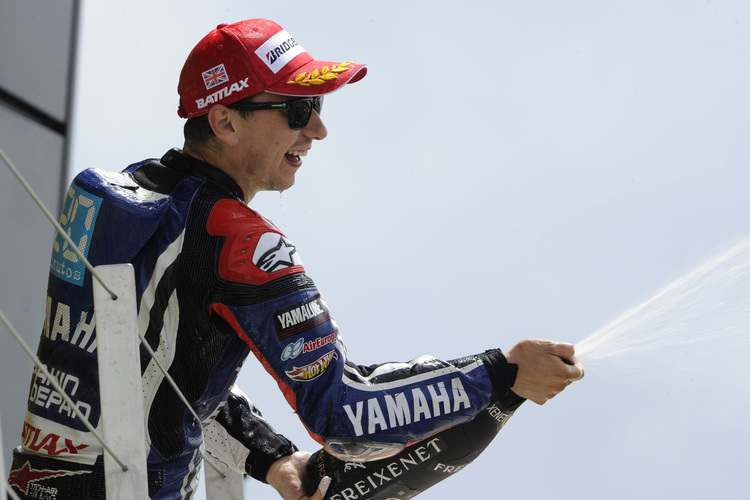 Grund zur Freude: Jorge Lorenzo