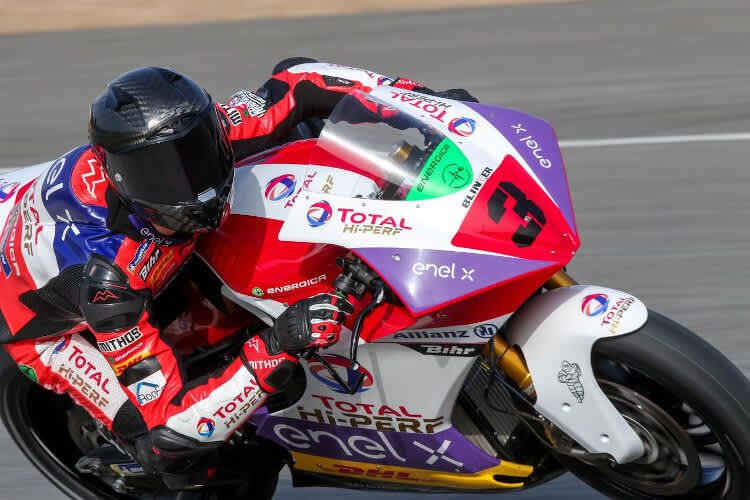 Lukas Tulovic ist zurück auf der Energica