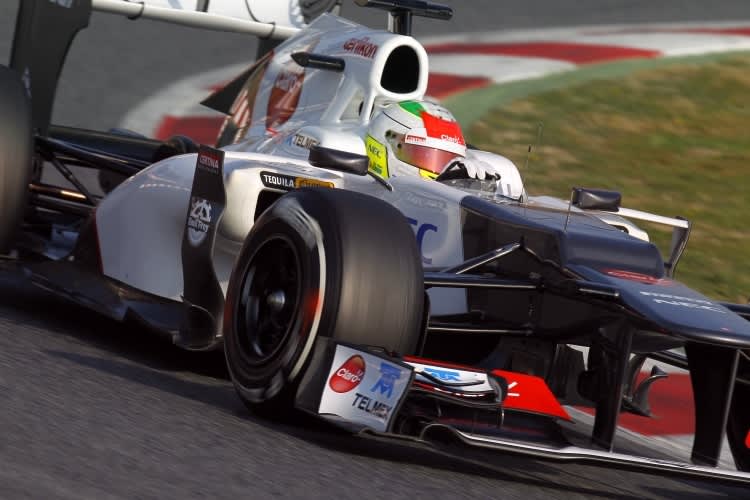 Sergio Pérez gab tüchtig Gas. 