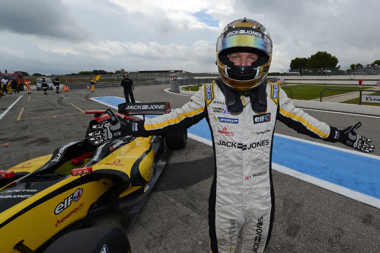Kevin Magnussen: Schon in der Formel Renault 3.5 im Jahre 2013 mit Jack & Jones unterwegs