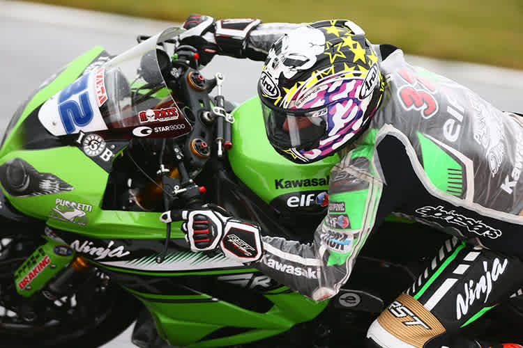 Sheridan Morais auf der Puccetti-Kawasaki