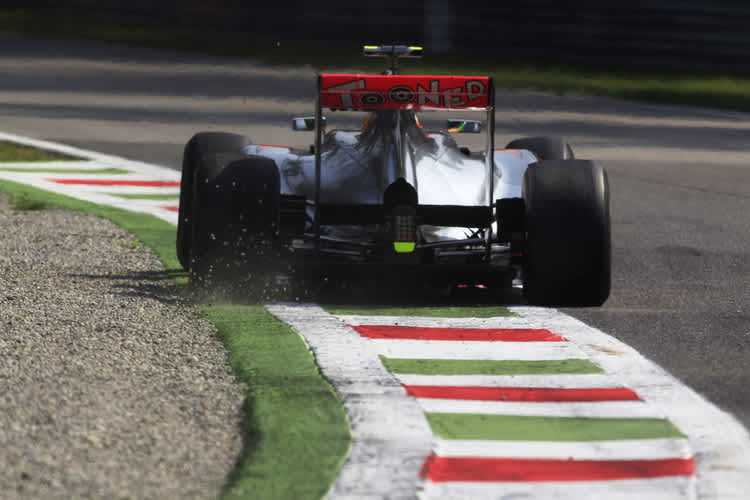 Die Gegner sahen Hamilton in Monza von hinten