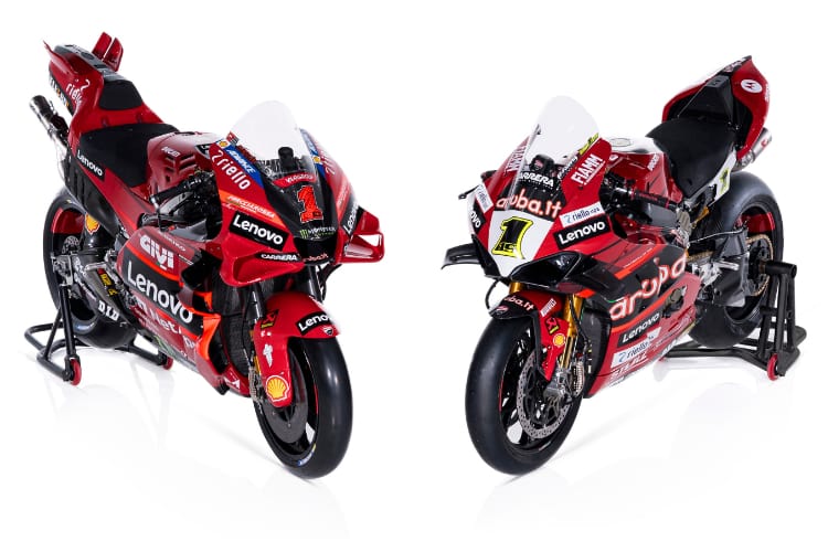 Die Ducati Desmosedici und V4R