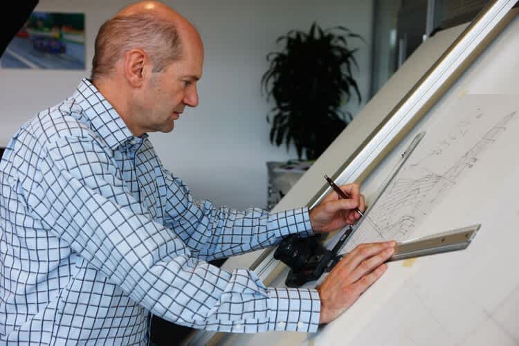 Adrian Newey: Am liebsten am Zeichenbrett