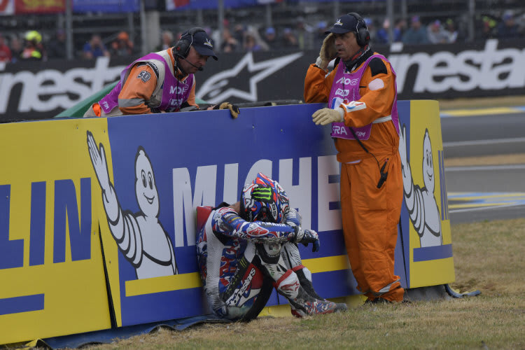 Fabio Quartararo konnte sein Ausscheiden nicht fassen