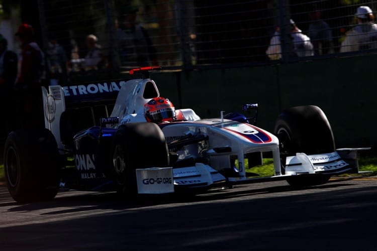 Der BMW-Sauber startete mittelmässig