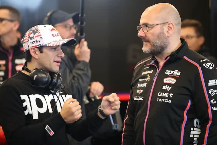 Jorge Martin und Fabiano Sterlacchini