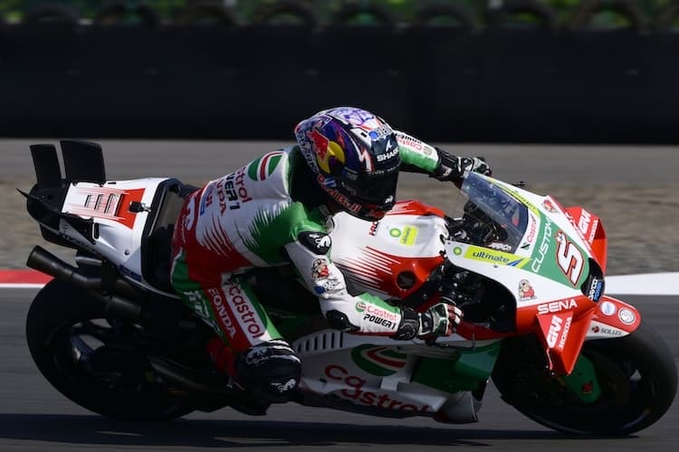 Johann Zarco war im Grand Prix mit technischen Schwierigkeiten konfrontiert