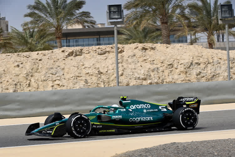 Sebastian Vettel beim Bahrain-Test