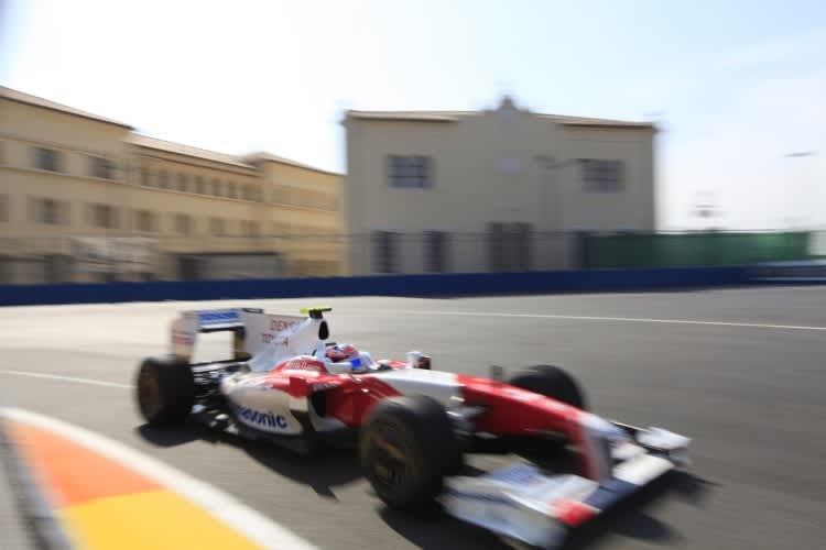 Timo Glock in Valencia.