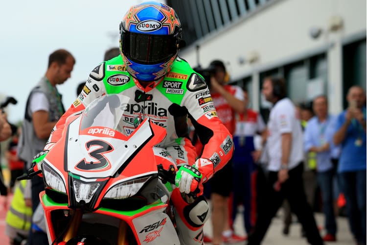 Max Biaggi fährt wie in seinen Weltmeister-Tagen