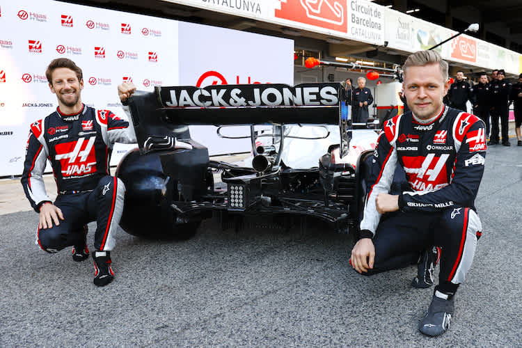 Romain Grosjean und Kevin Magnussen