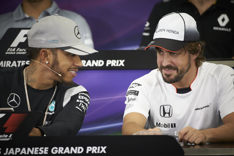 Lewis Hamilton und Fernando Alonso
